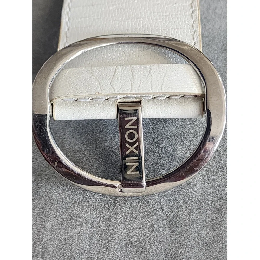 NIXON Big Glam The Superior Round Dial Leather Band Oversized Watch FREE $HIP!!